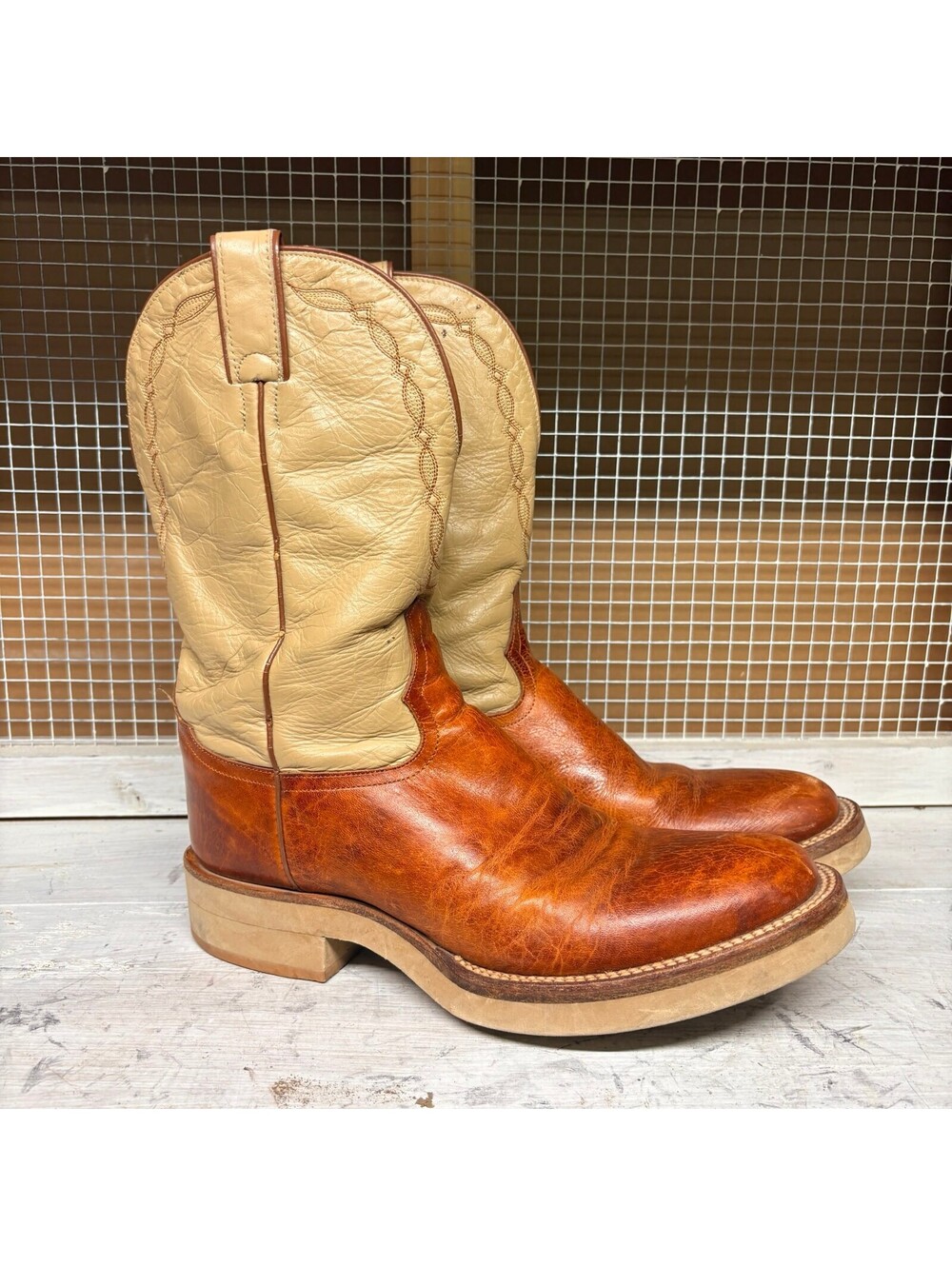 Tony Lama Cowboy Boots Men's Size 8 D